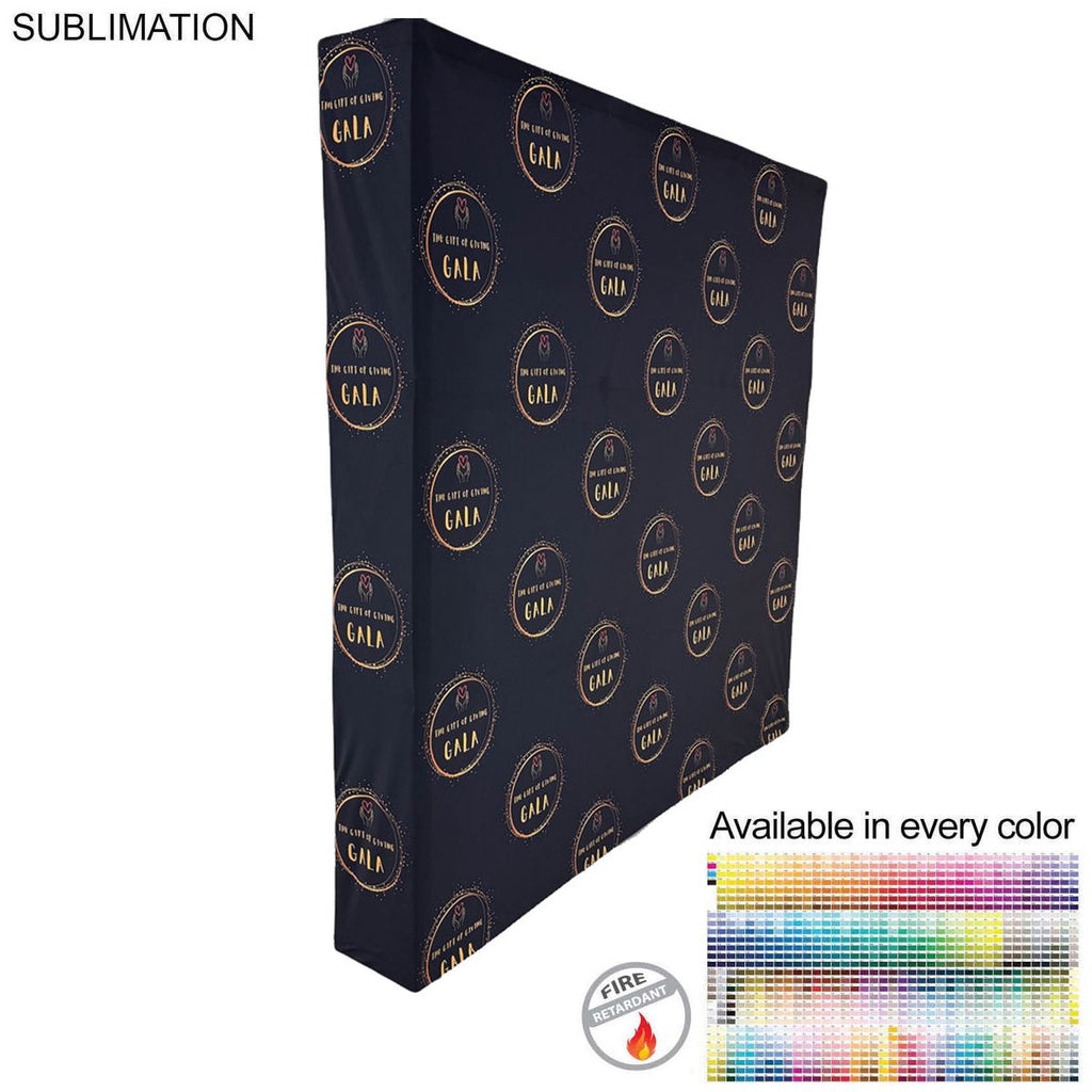 Pop Up Fabric Backdrop - 7.5' x 7.5' (Covered Edges)