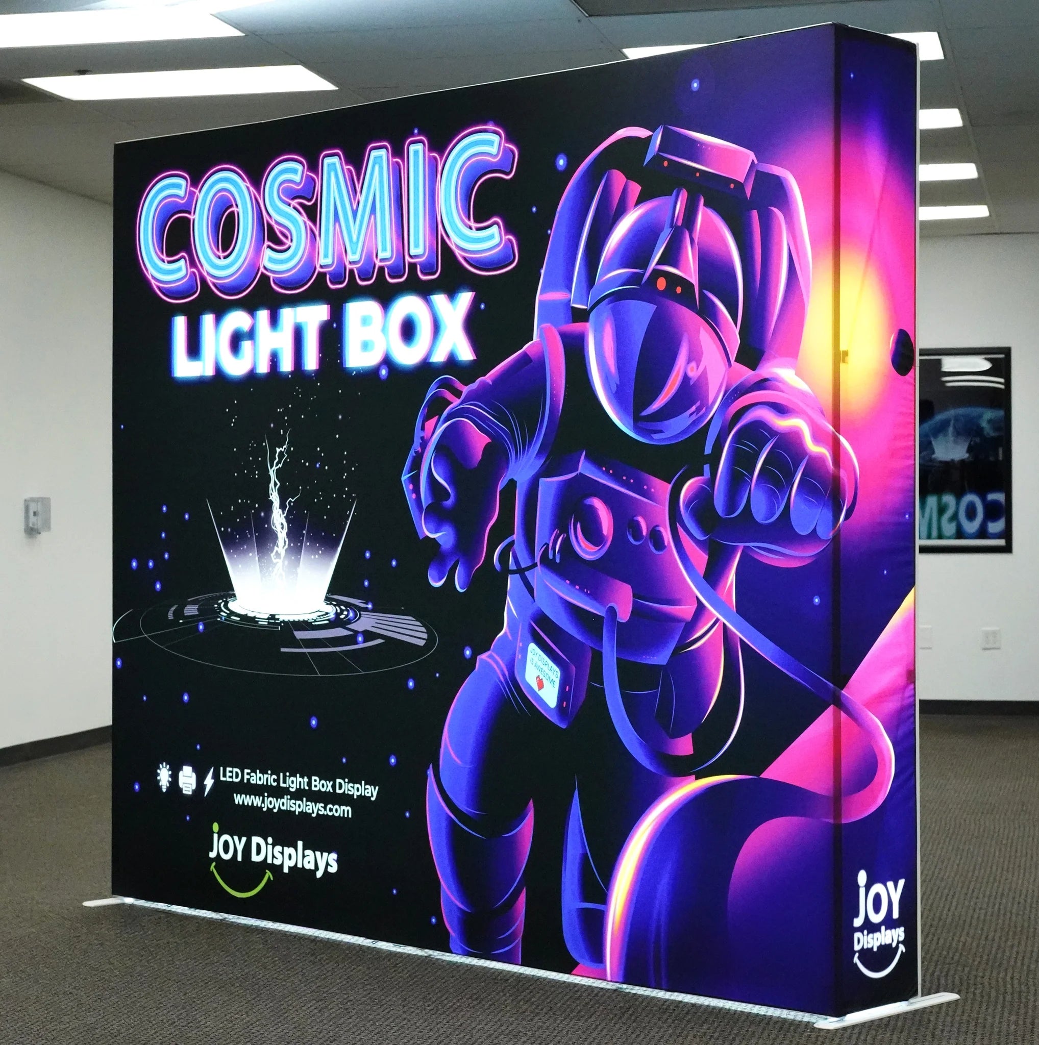Backlit LED Popup Display - SEG – Display Experts