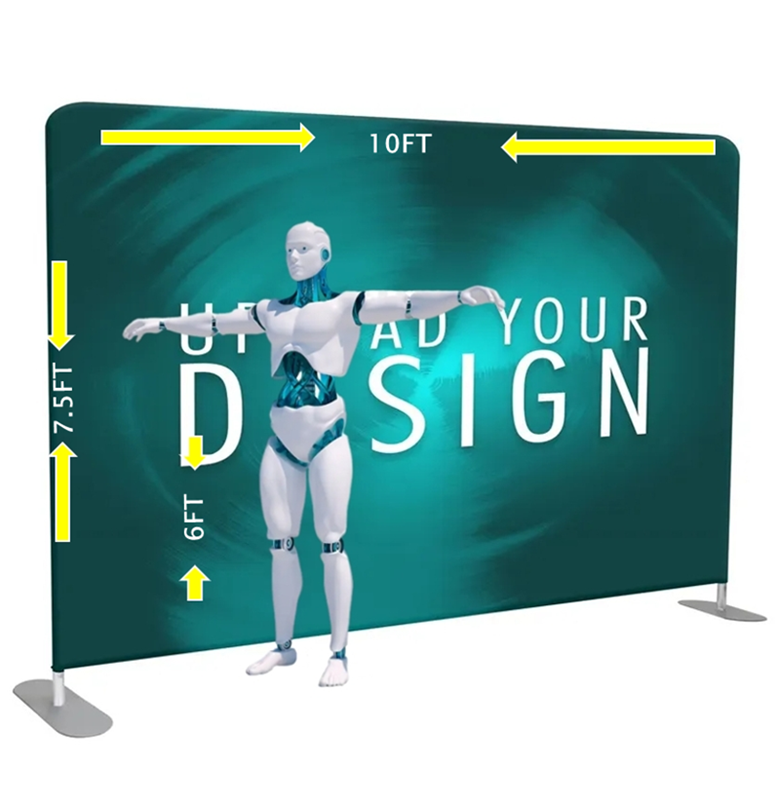 *5 DAY RUSH* Tension Fabric Backdrop - 10' x 8'