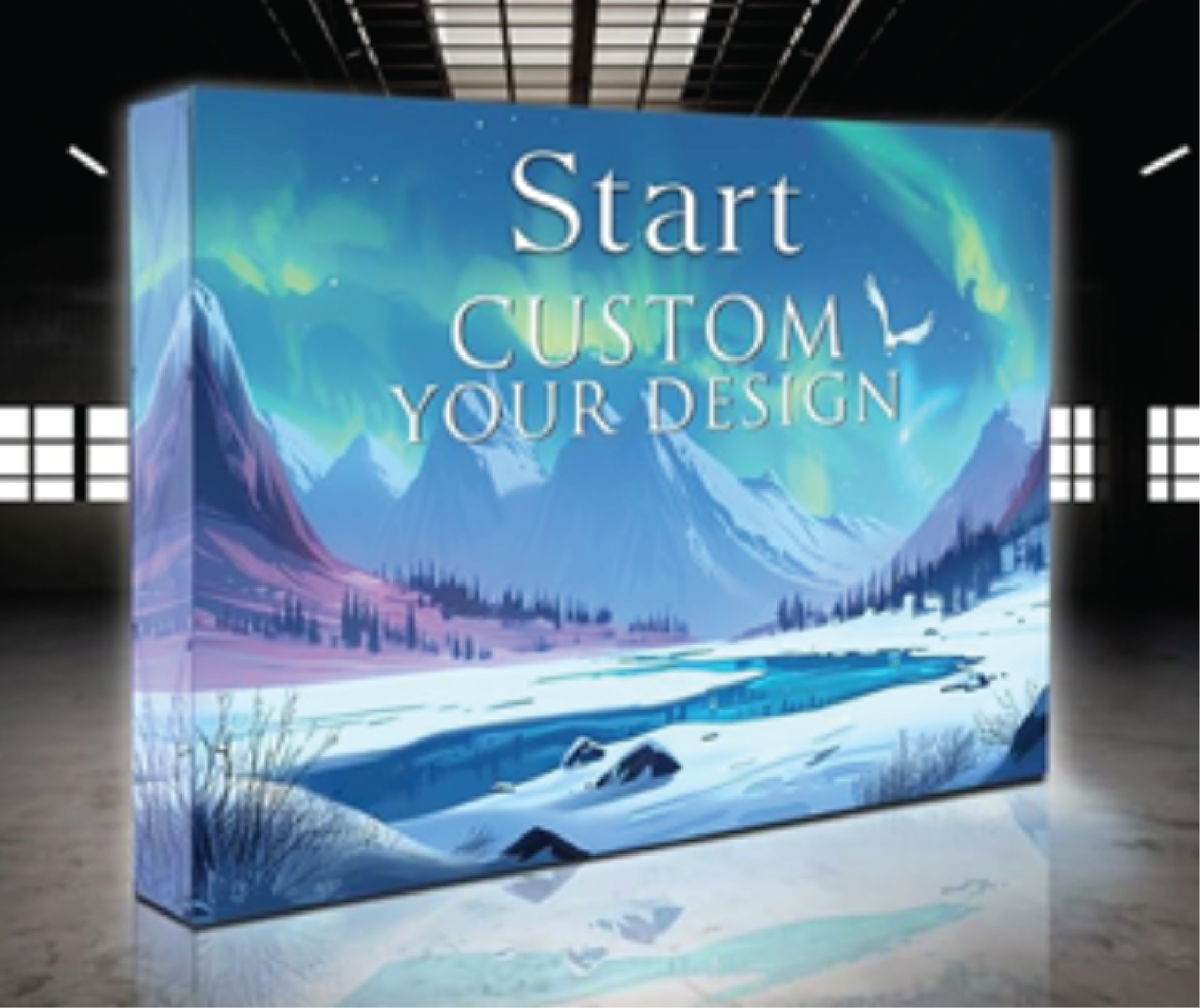 Backlit LED Popup Display - SEG